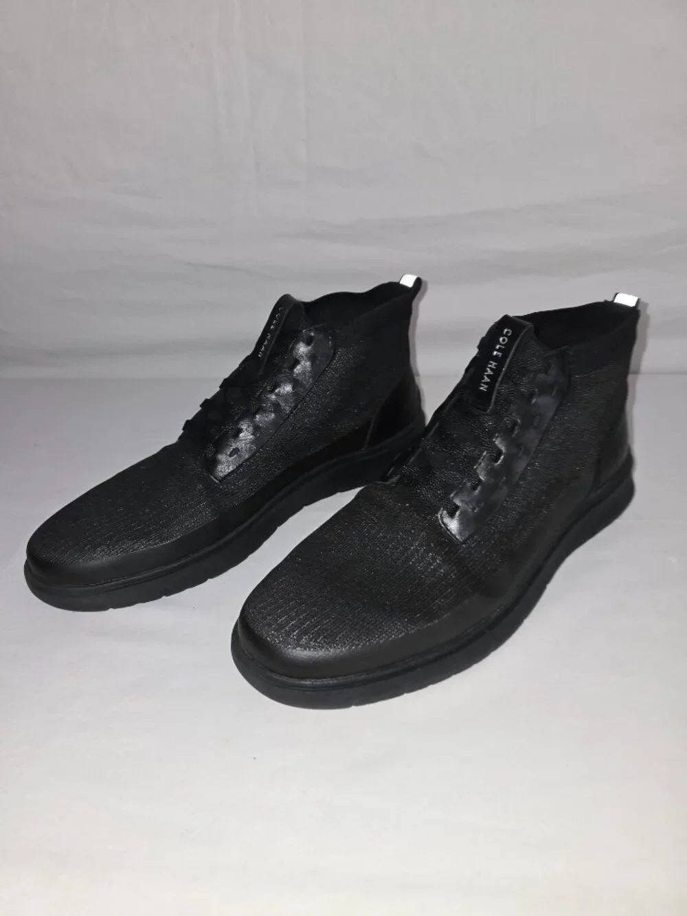 Cole Haan C32419 Black ZG Stitchlite Hitop Water Resistant Sneaker Men's 10.5